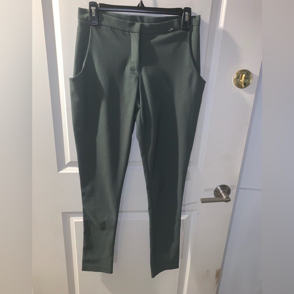 ALEXIS Green Tapered Skinny Trousers Size XS MSRP$278 NWT